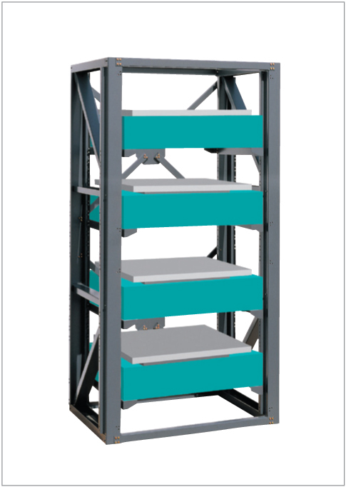 Lab Companion Stage Rack (4 Shelves) for OS-7000 Series Shaker